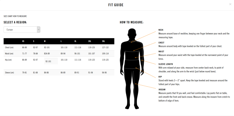 Alpha industries tabela rozmarów Panowie.png